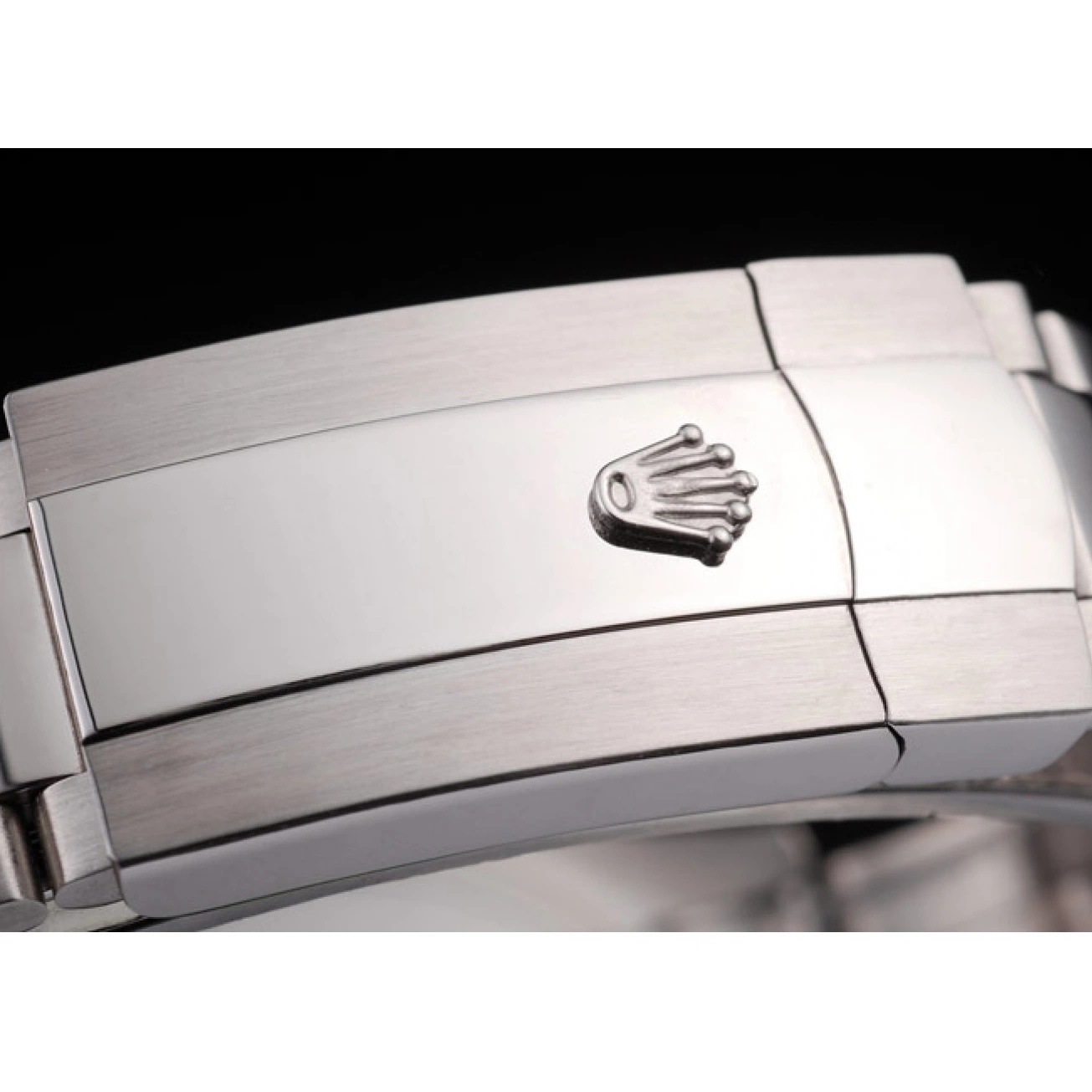 Rolex aaa copy Dark Rolex Polished Stainless Blue Dial Datejust Flowers Steel Diamond Plated 0731